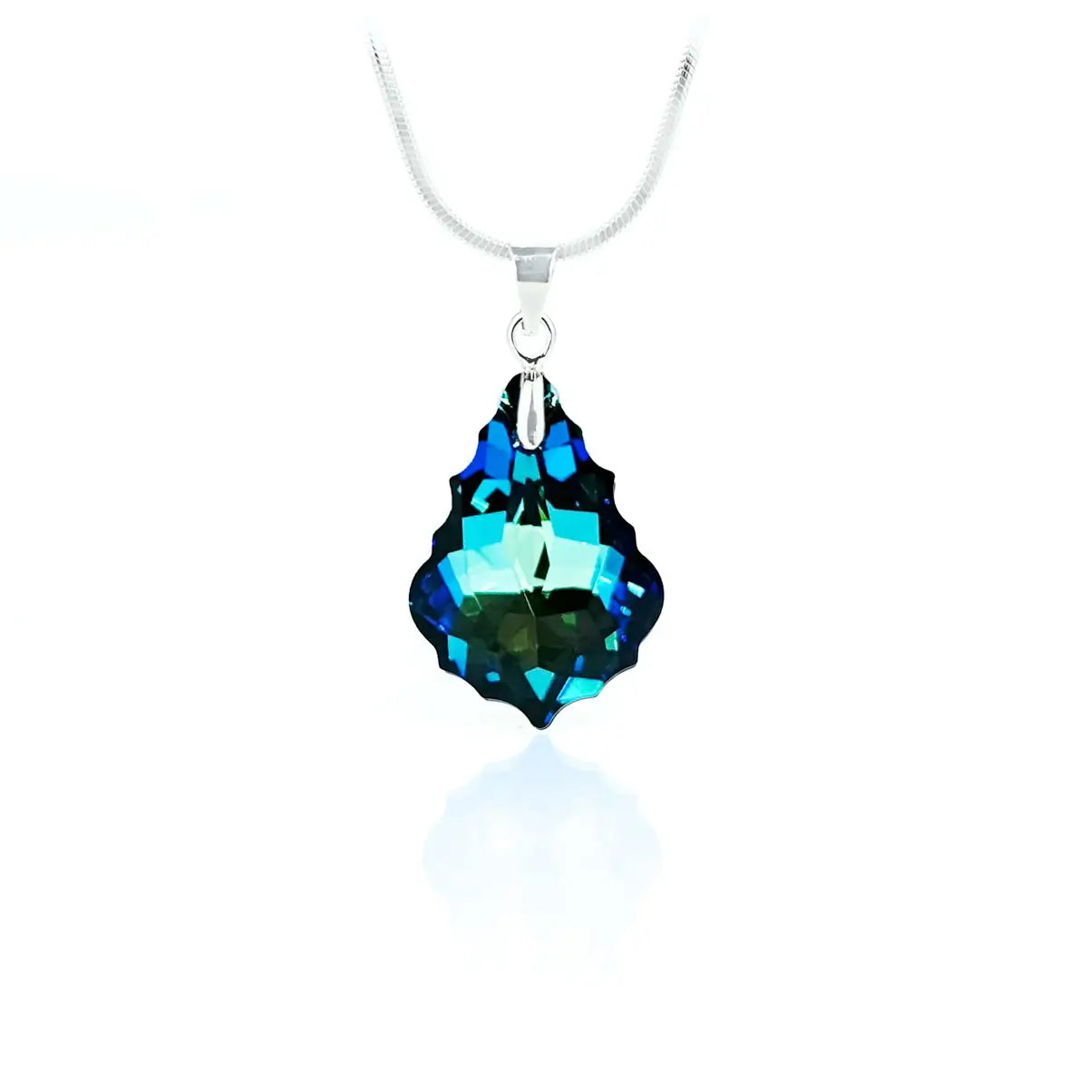 Кристално колие Барокова Капка в преливащи цветове 2 размера