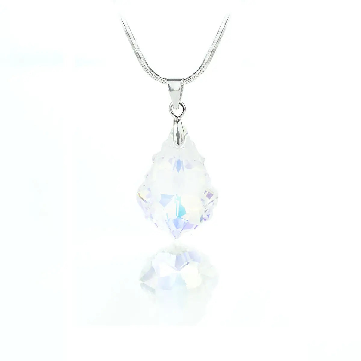 Кристално колие Барокова Капка в преливащи цветове 2 размера