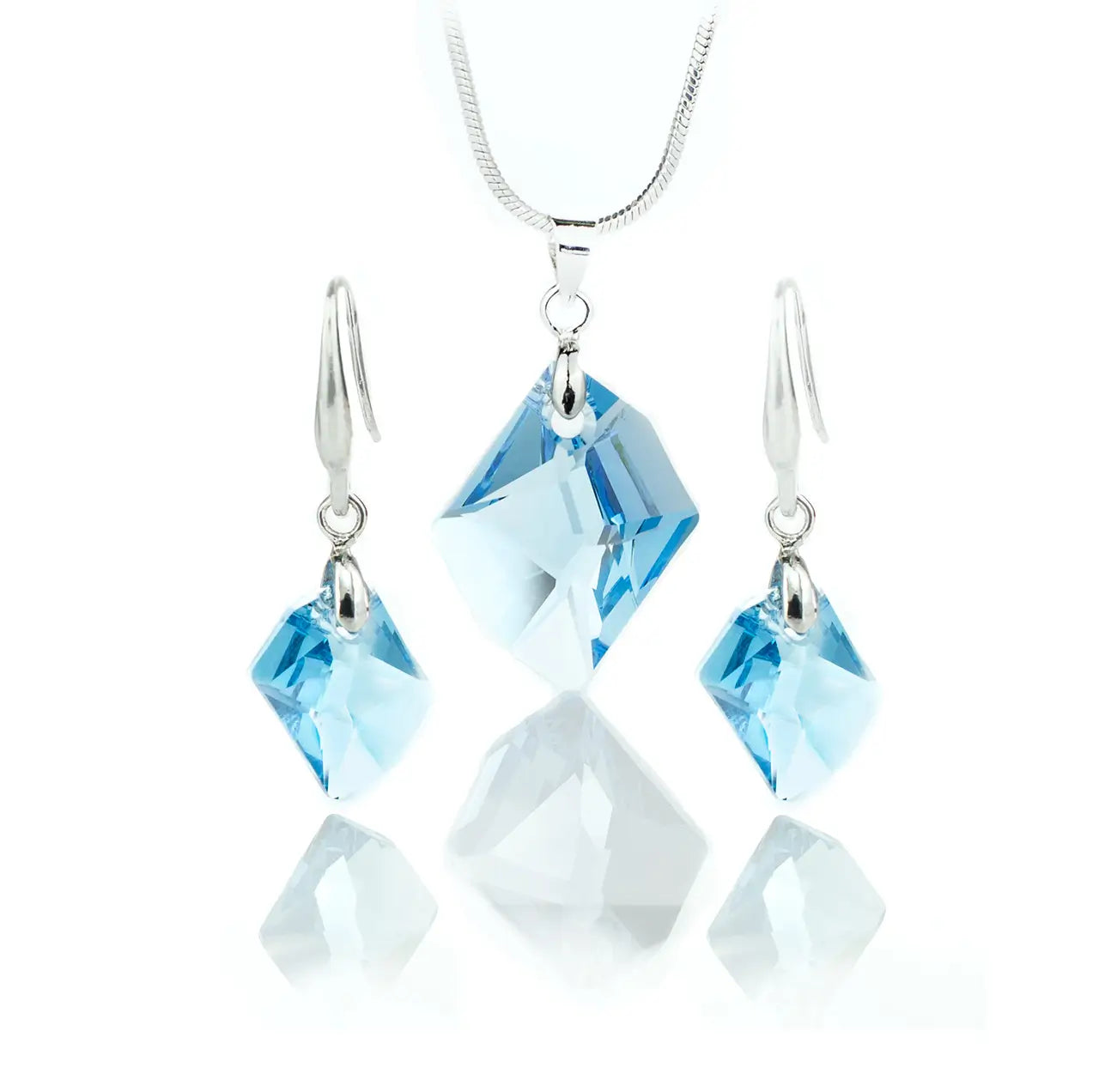 Кристален комплект Rhombus  в нежно лилаво