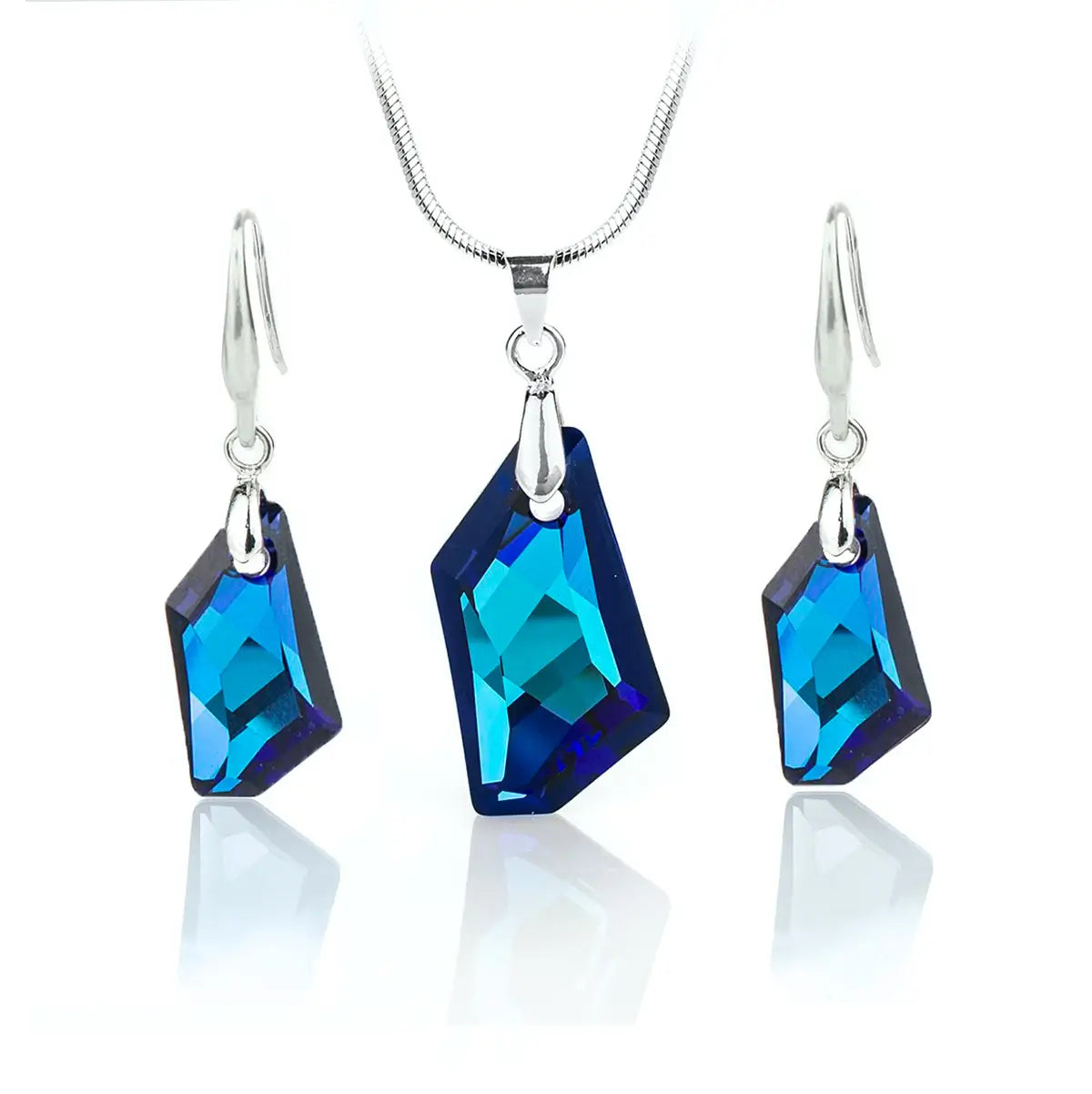 Комплект De Art Crystal Set Колие с обици с австрийски кристали