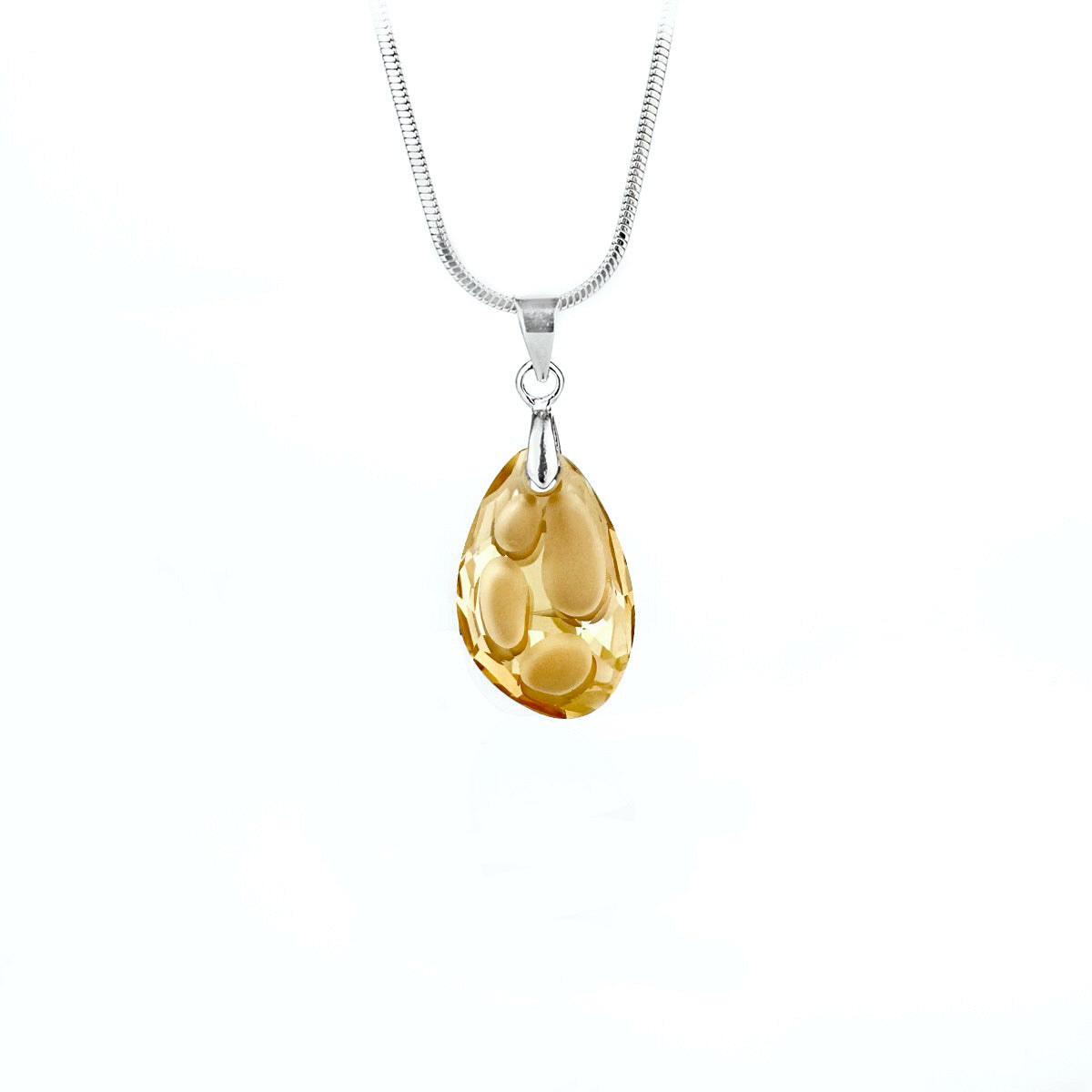 Кристално колие Textured Drop Pendant 2 размера