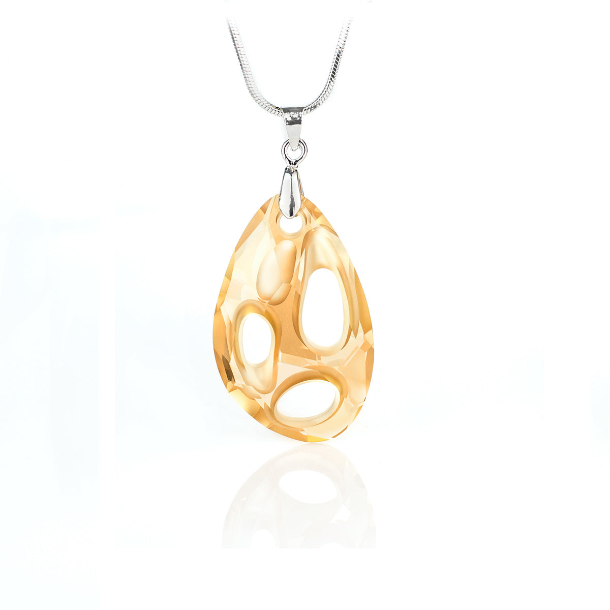 Кристално колие Textured Drop Pendant 2 размера