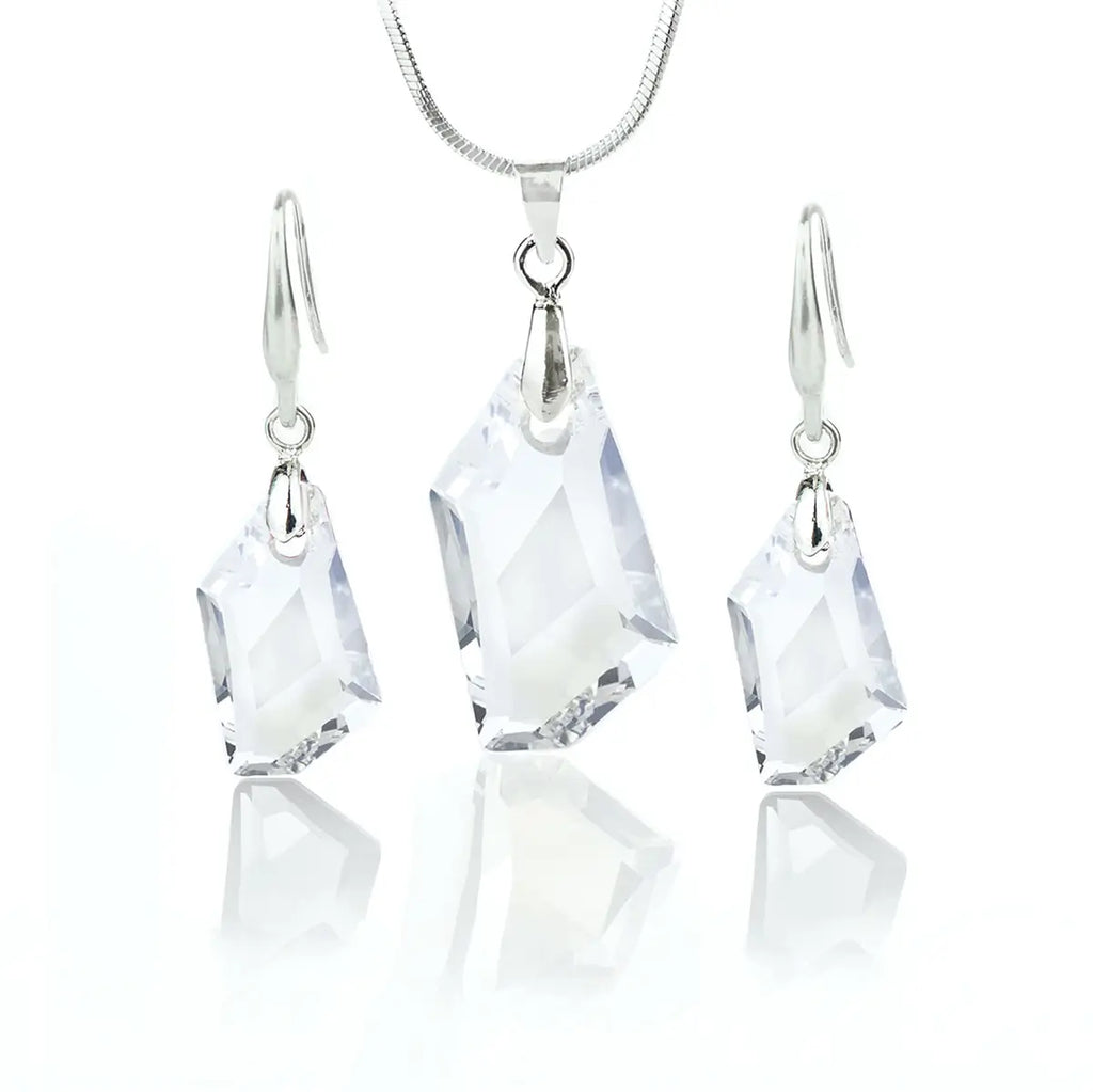 Комплект De Art Crystal Set Колие с обици с австрийски кристали