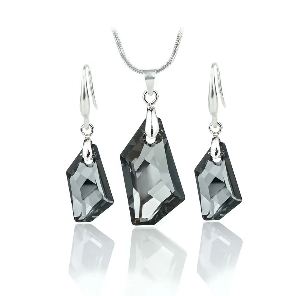Комплект De Art Crystal Set Колие с обици с австрийски кристали