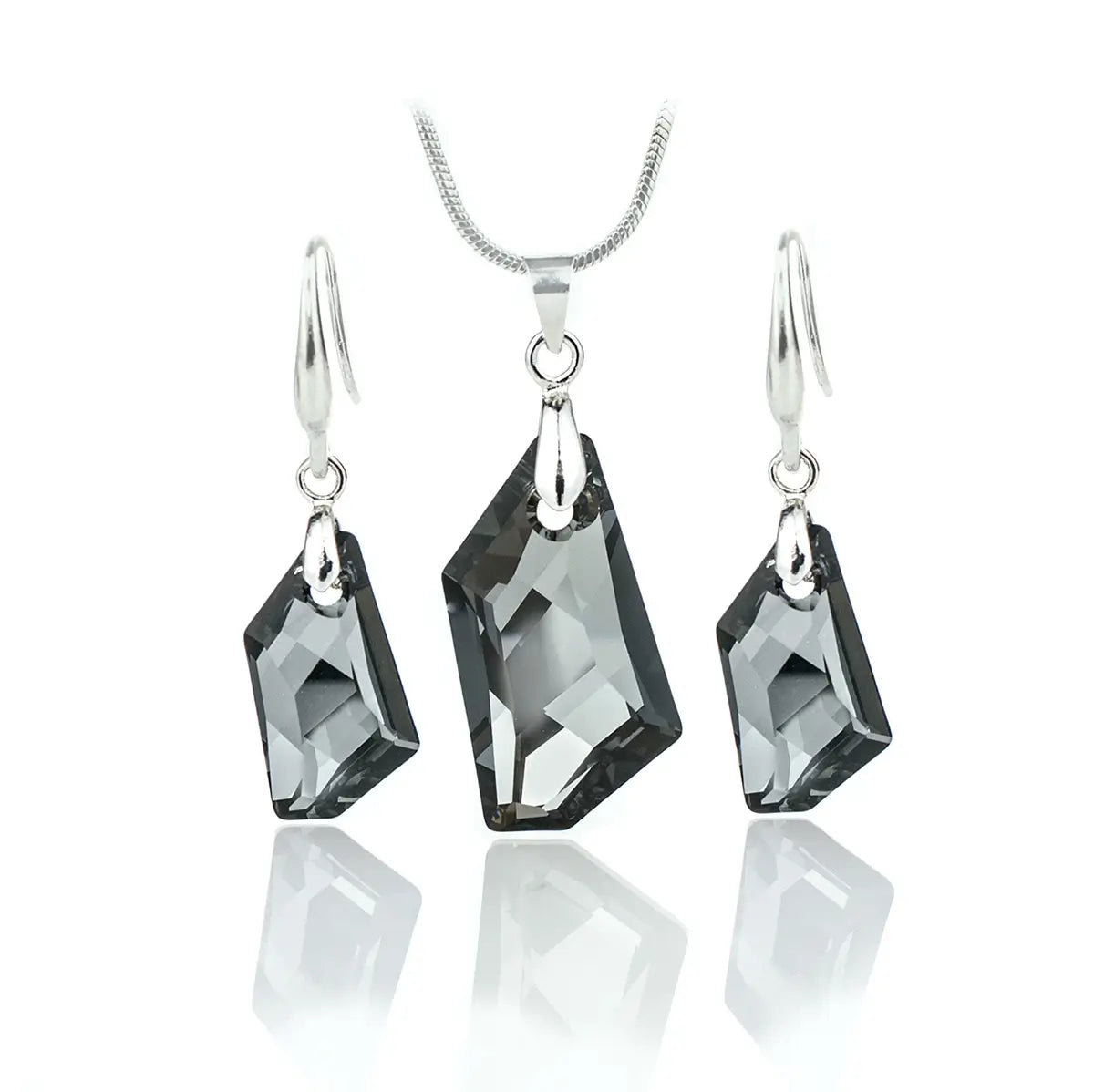 Комплект De Art Crystal Set Колие с обици с австрийски кристали