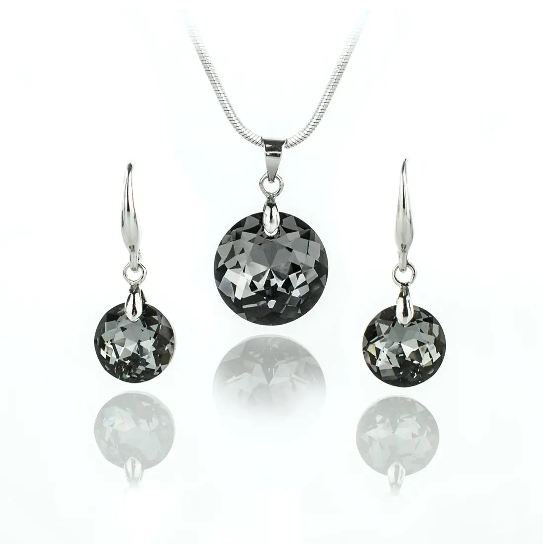 Дамсkи комплект бижута Circle с австрийски кристали