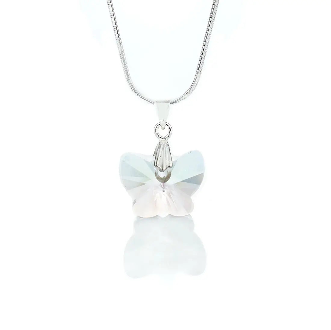 Дамско колие Кристална Пеперуда  с австрийски кристали