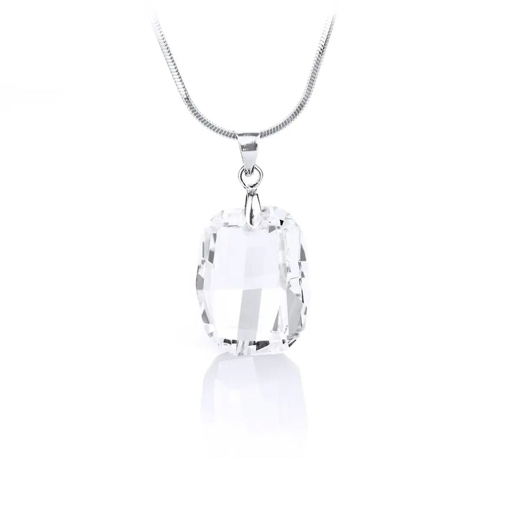 Дамско колие Rectangle Pendant с австрийски кристали 2 размера