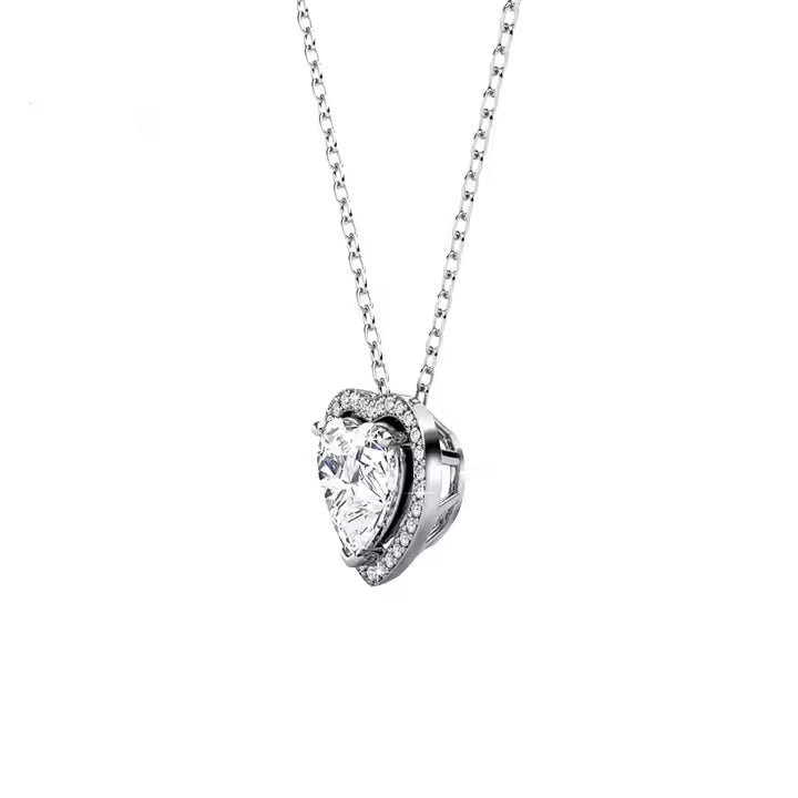 Дамско колие Sparkle Heart с австрийски кристали