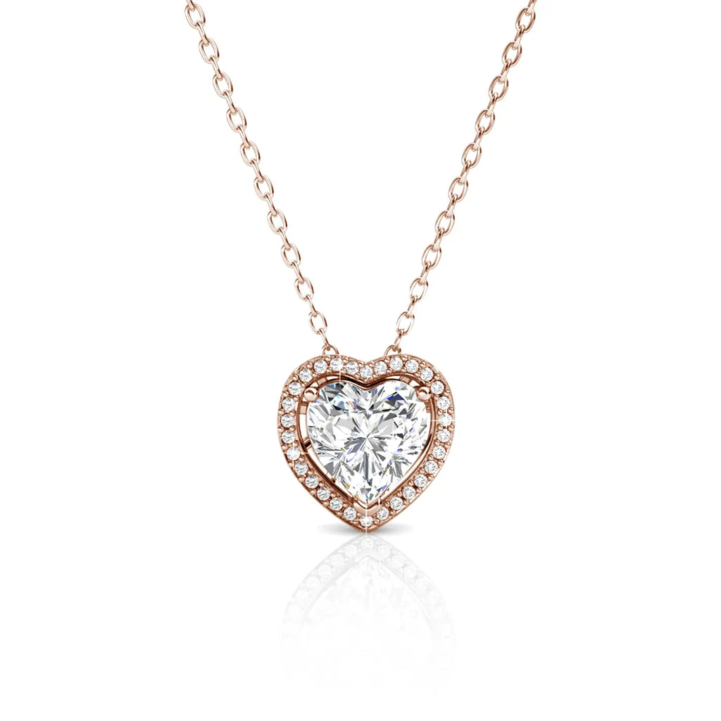 Дамско колие Sparkle Heart с австрийски кристали