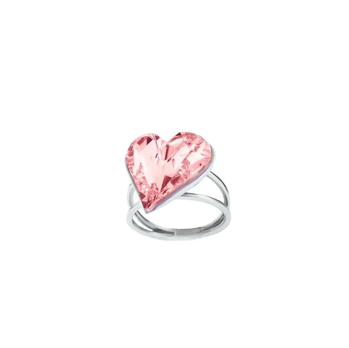 Едър пръстен Wild Heart Сребро 925 и австрийски кристали