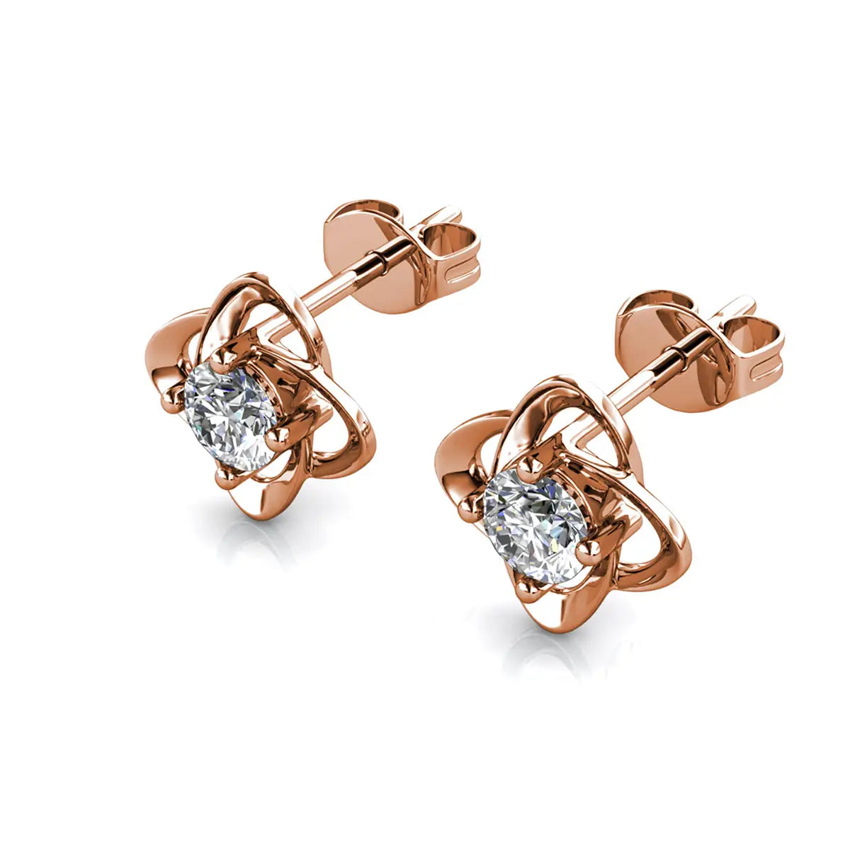 Елегантни обеци Детелина с австрийски кристали