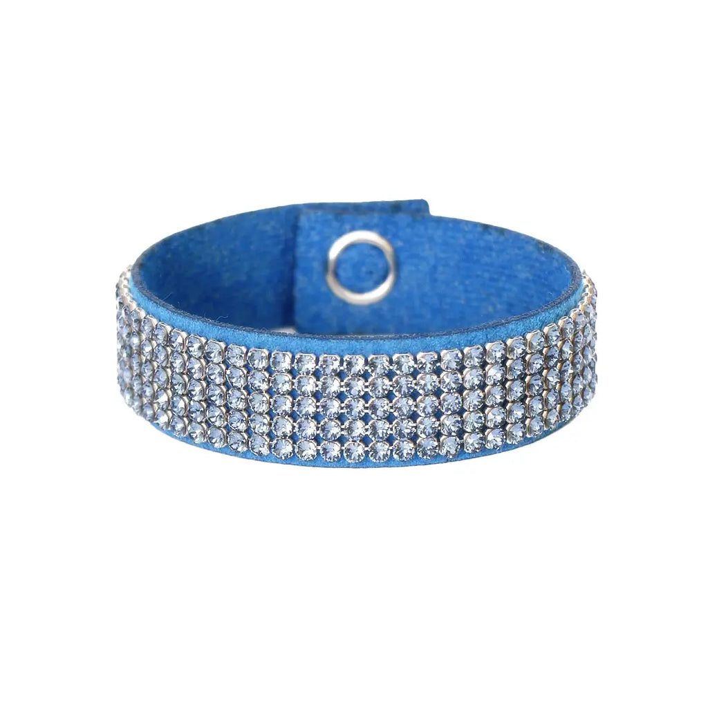 Гривна Crystal Mesh с алкантара 2 размера