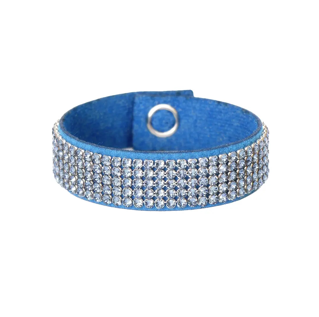 Гривна Crystal Mesh с алкантара 2 размера