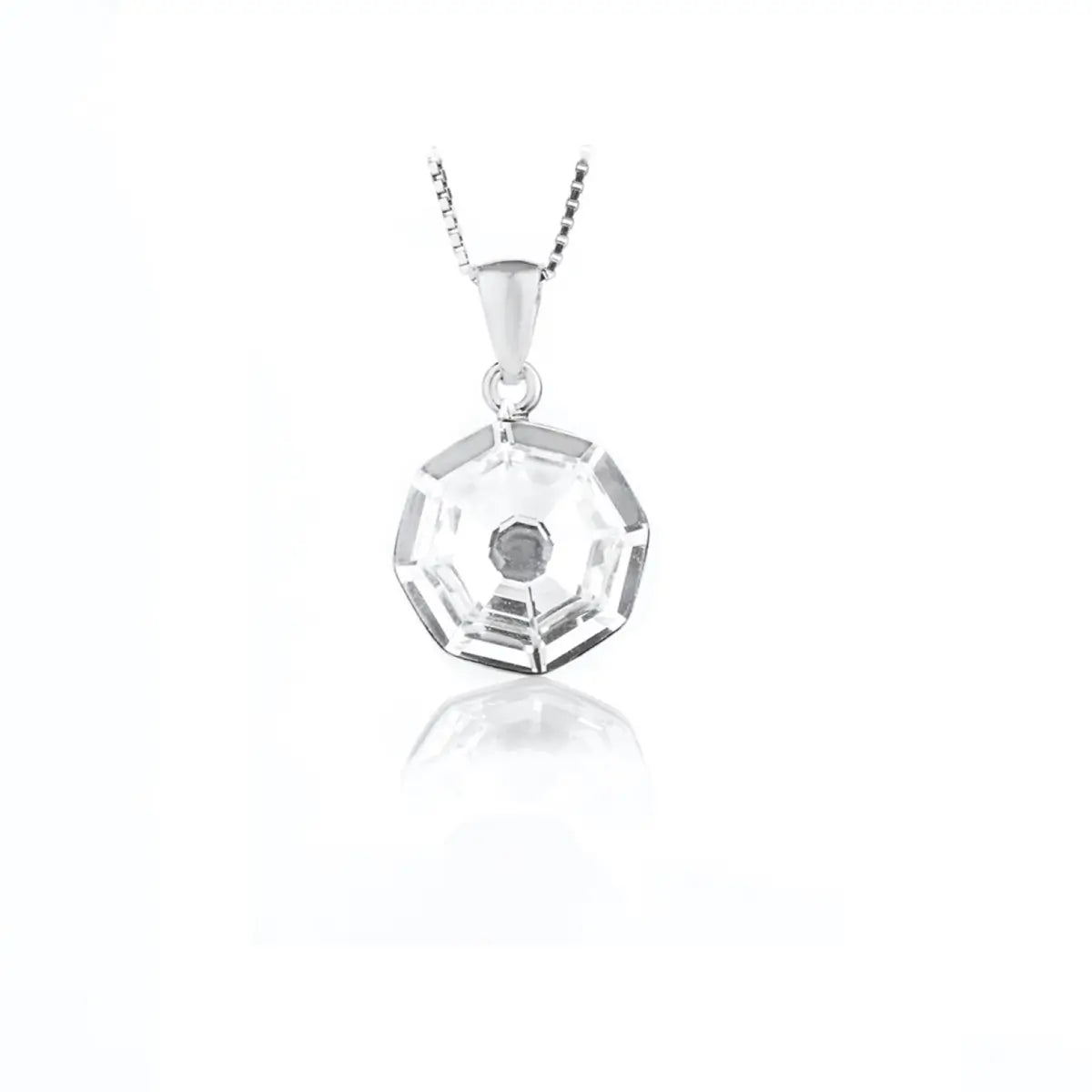 Kолие Solaris Noir Блясък на Сребро 925 и австрийски кристали