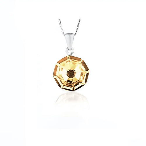 Kолие Solaris Noir Блясък на Сребро 925 и австрийски кристали