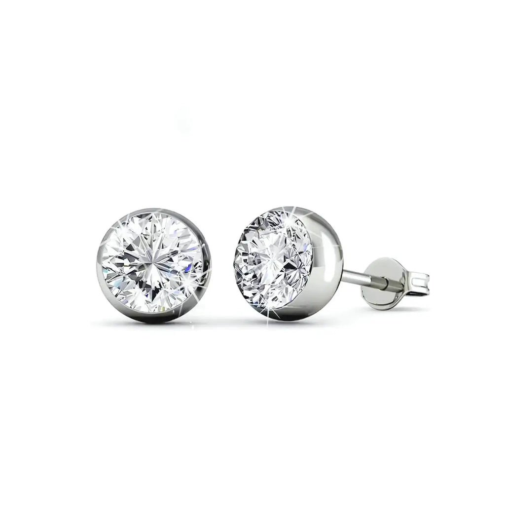 Комплект Pure Elegance Kолие и обеци с австрийски кристали 18K златно покритие