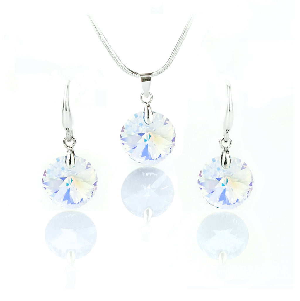 Кристален комплект бижута Round Set с австрийски кристали