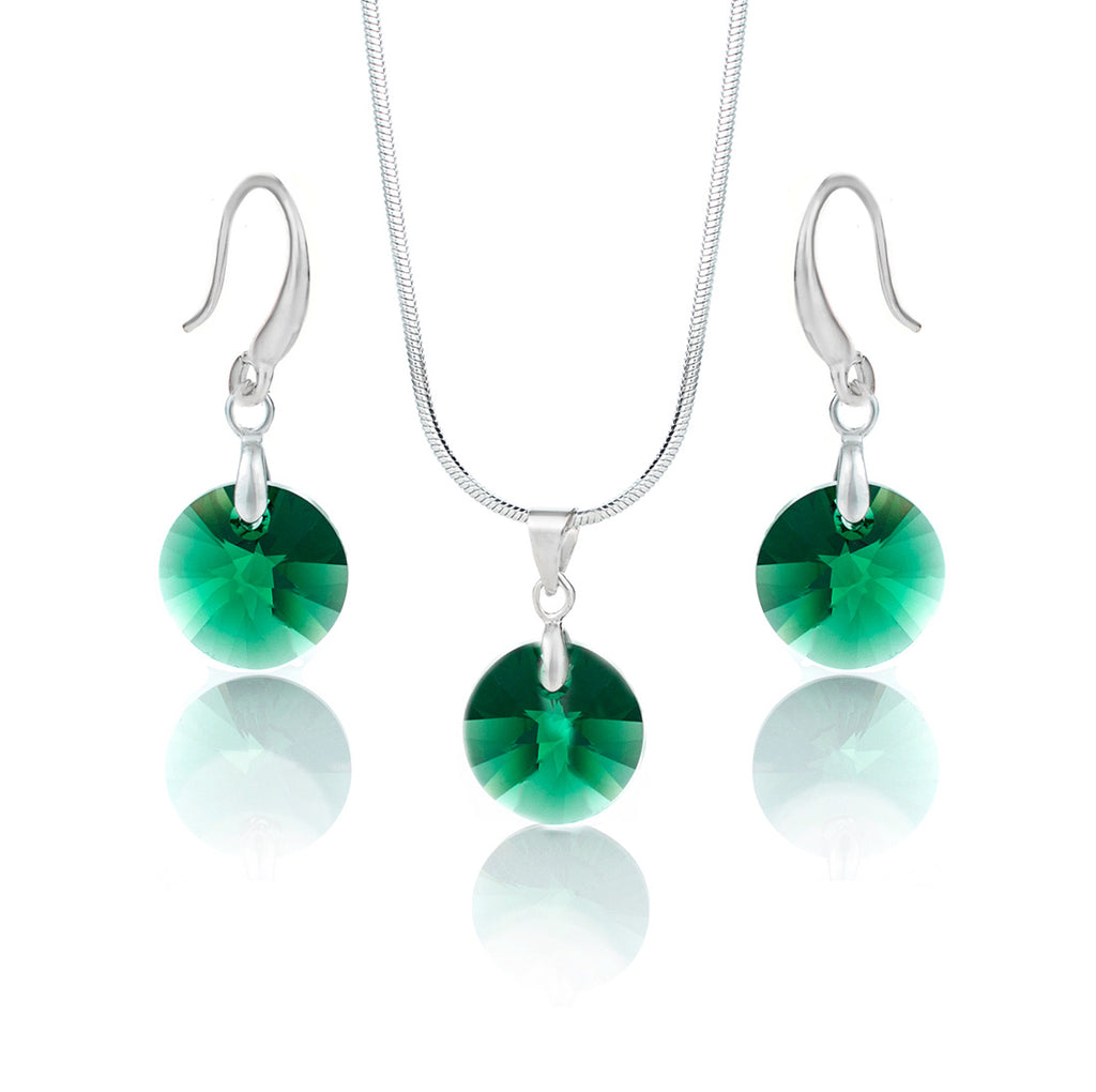 Кристален комплект бижута Round Set с австрийски кристали