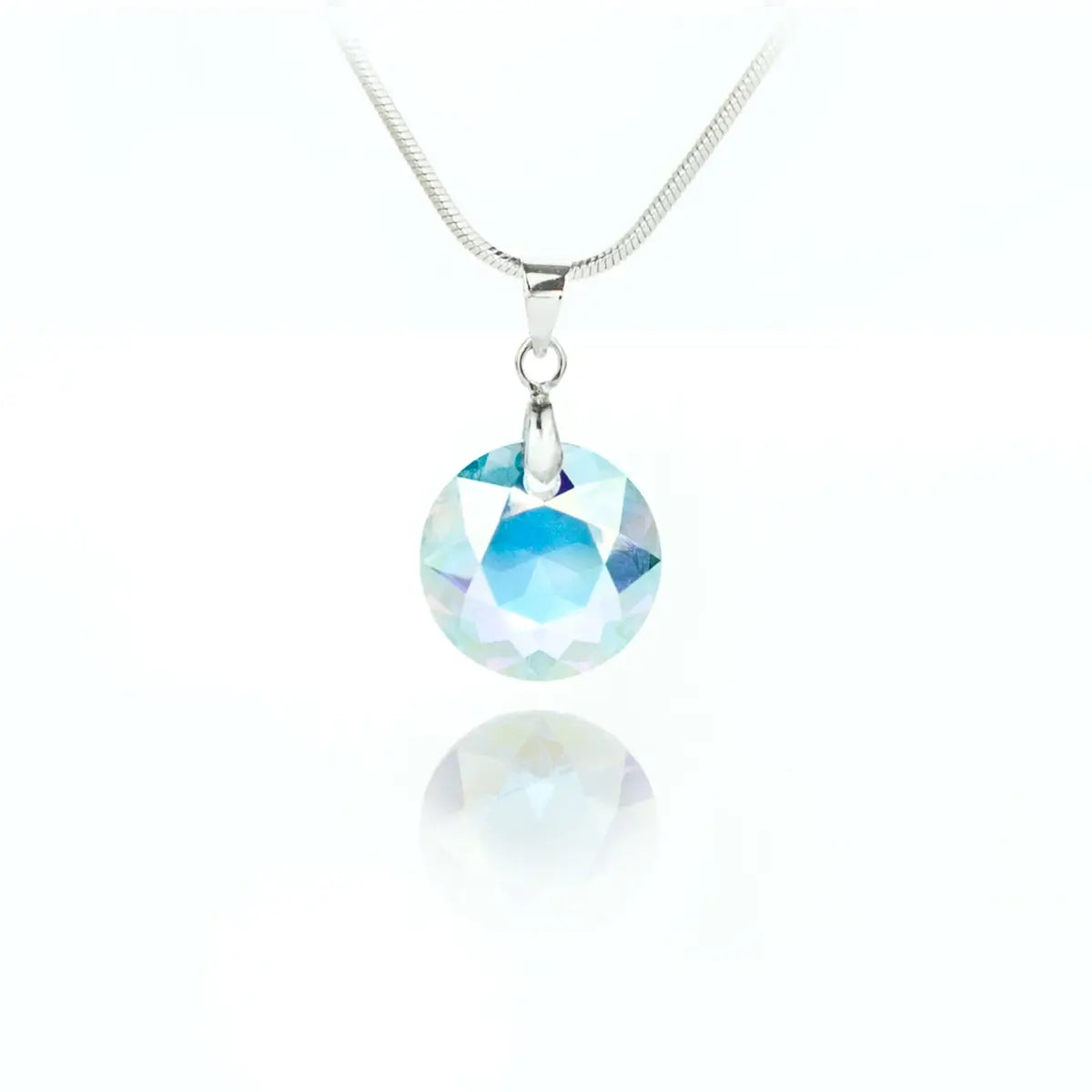 Дамско kолие Circle Pendant с австрийски кристали