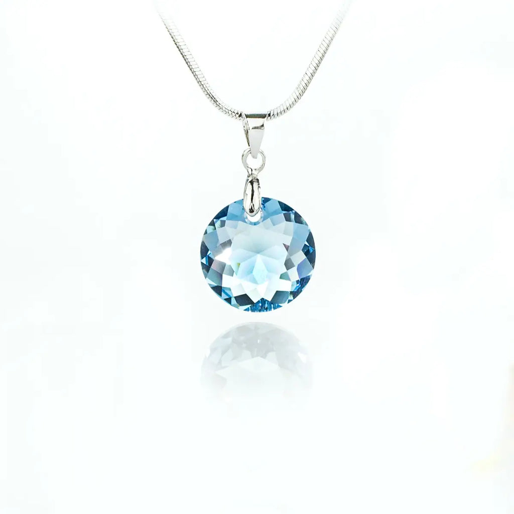 Дамско kолие Circle Pendant с австрийски кристали