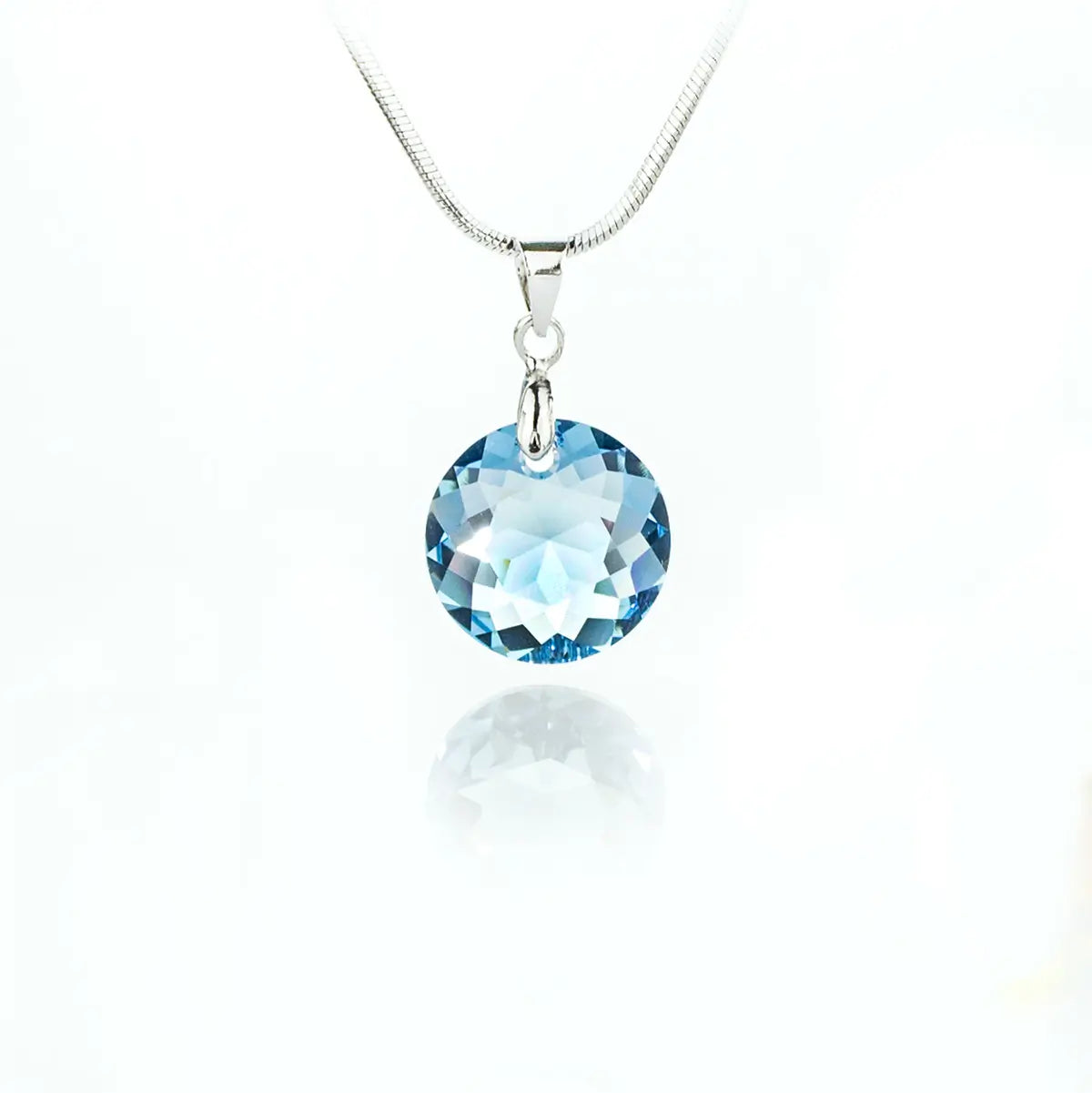 Дамско kолие Circle Pendant с австрийски кристали