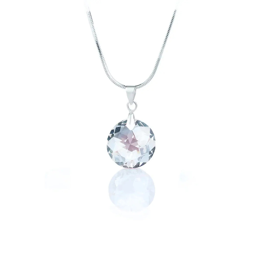 Дамско kолие Circle Pendant с австрийски кристали