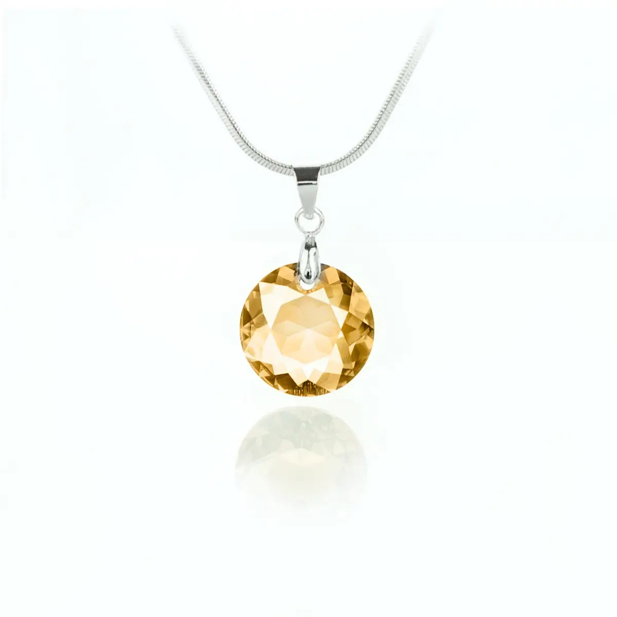 Дамско kолие Circle Pendant с австрийски кристали