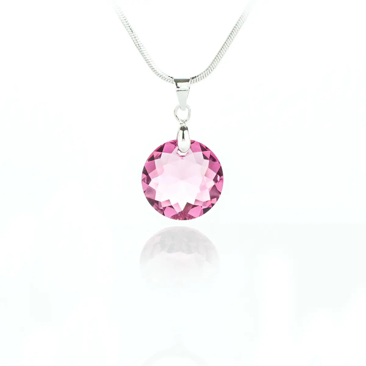 Дамско kолие Circle Pendant с австрийски кристали