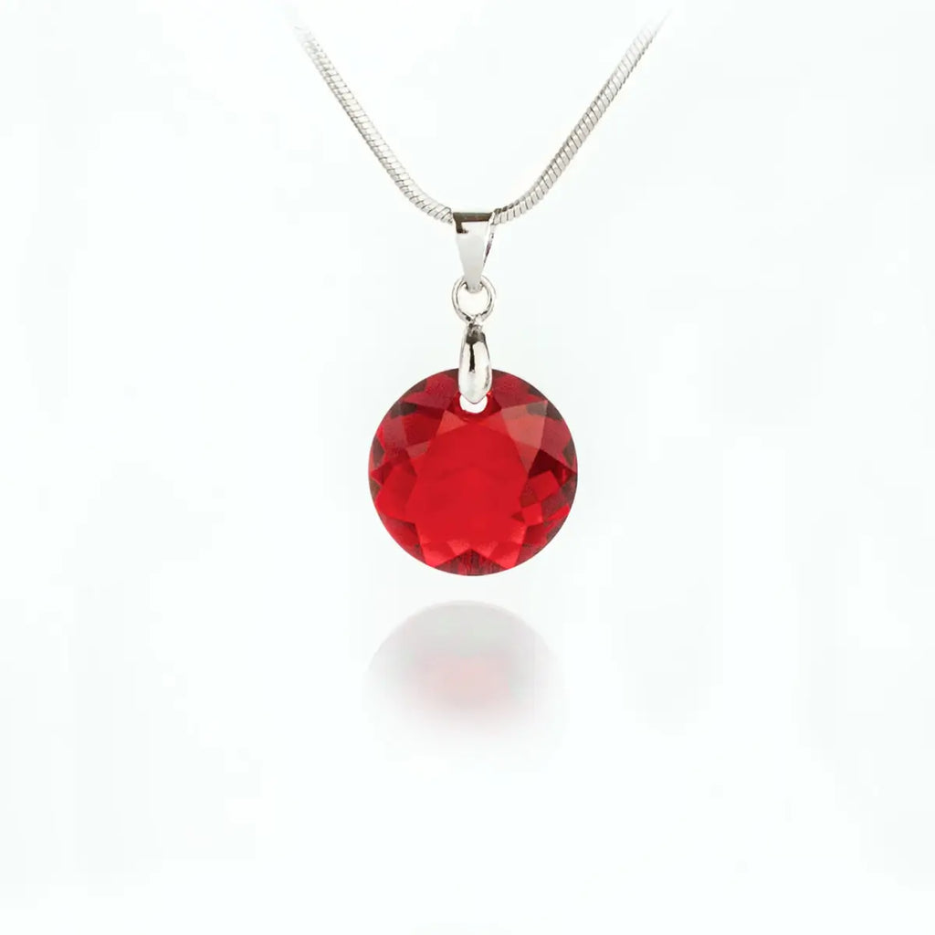 Дамско kолие Circle Pendant с австрийски кристали