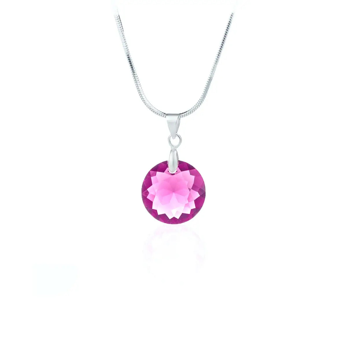 Дамско kолие Circle Pendant с австрийски кристали