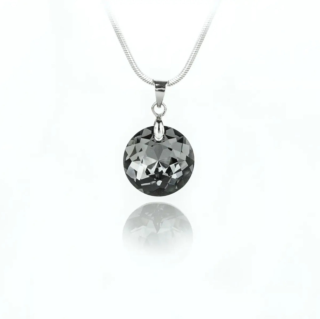 Дамско kолие Circle Pendant с австрийски кристали