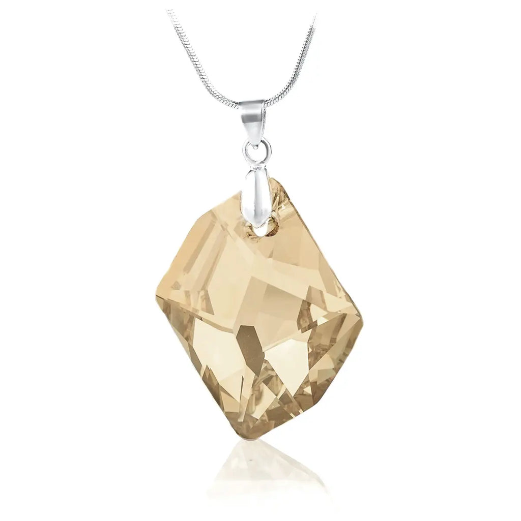 Кристално колие Rhombus Pendant в нежно лилаво 2 размера
