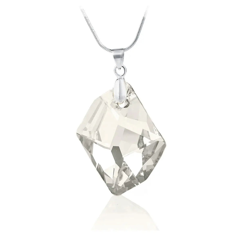 Кристално колие Rhombus Pendant в нежно лилаво 2 размера