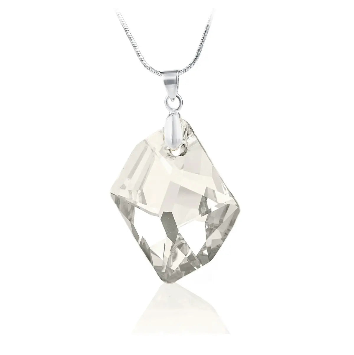 Кристално колие Rhombus Pendant в нежно лилаво 2 размера