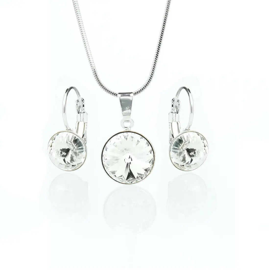 Кристално колие с обици Ривола с обков