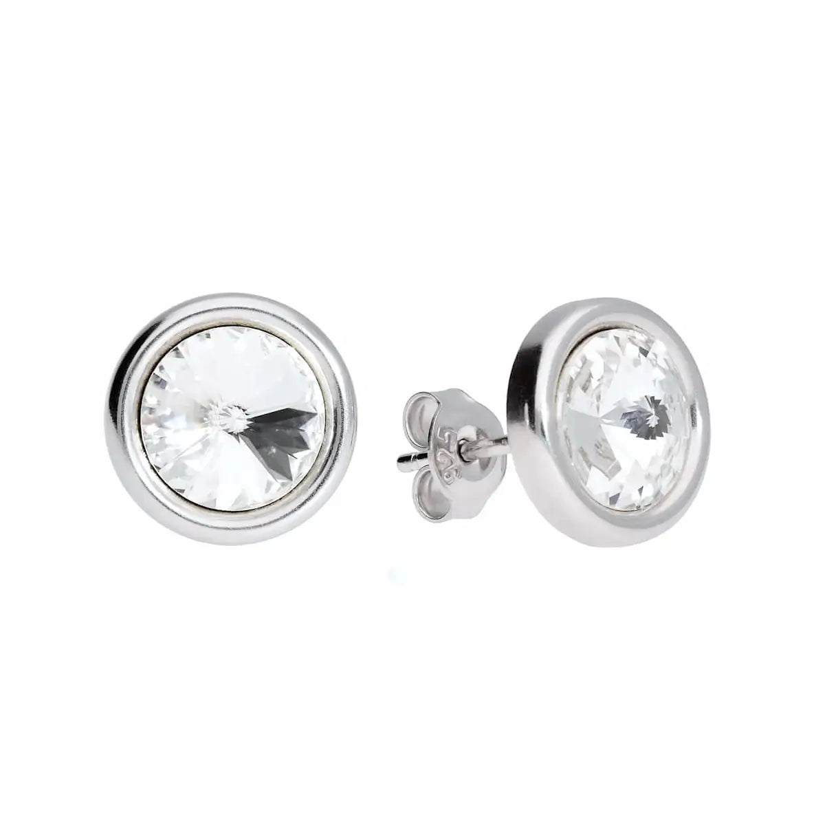 Кръгли обеци Mini Rivolli Round Сребро 925 2 размера