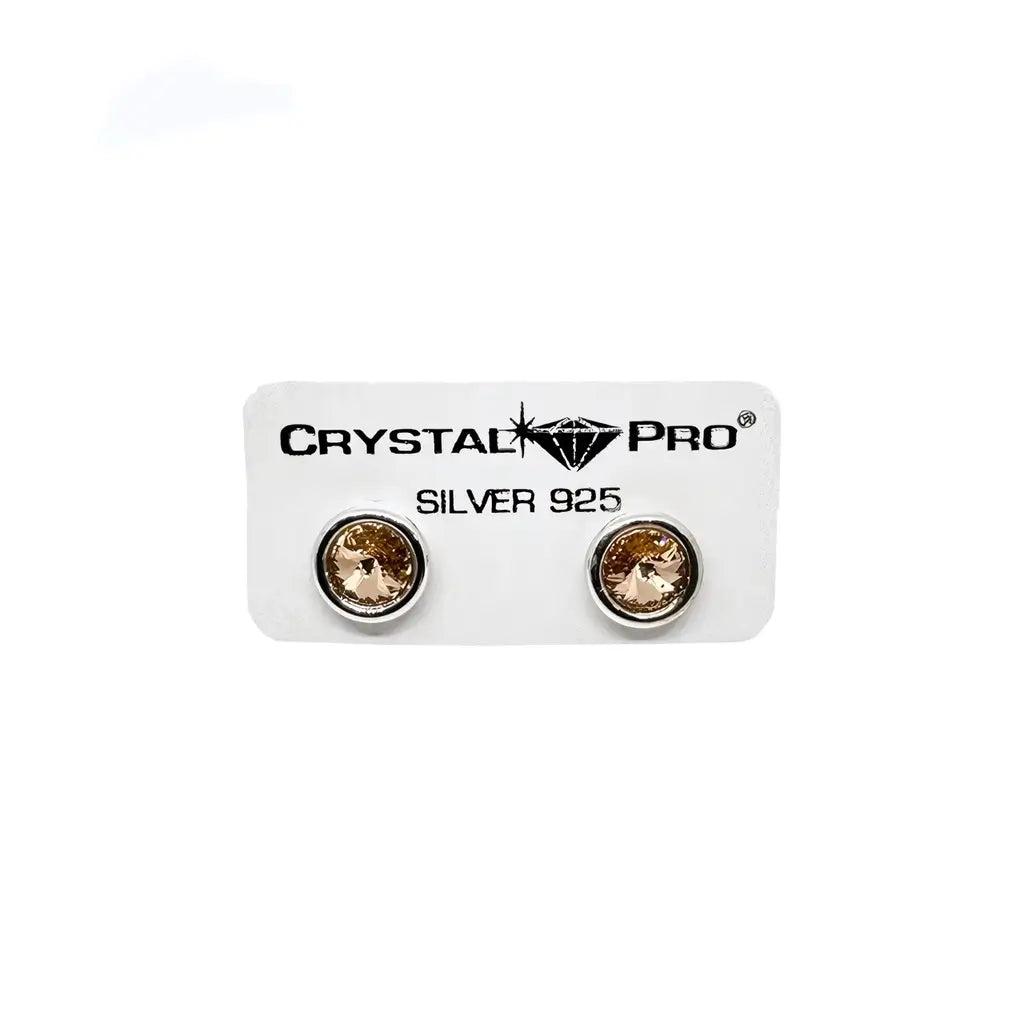Кръгли обеци Mini Rivolli Round Сребро 925 2 размера