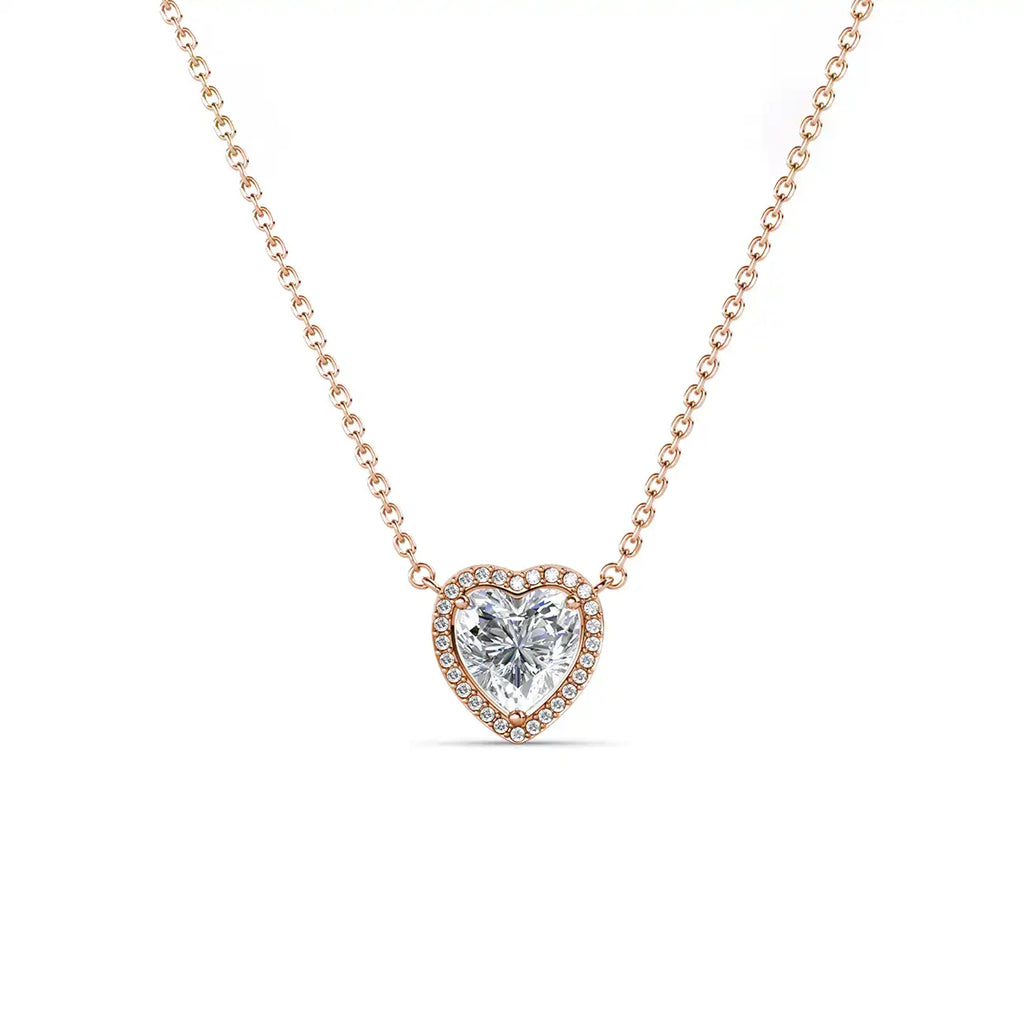 Малко колие сърце Romantic Sparkle с австрийски кристали