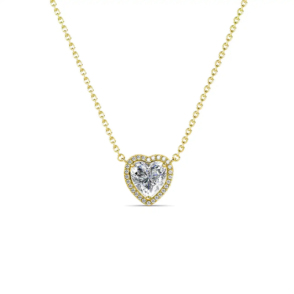 Малко колие сърце Romantic Sparkle с австрийски кристали