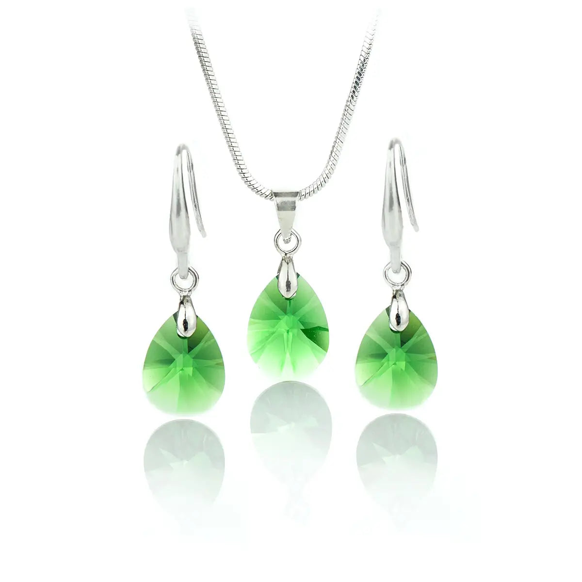 Нежен дамски сет бижута с премиум кристали