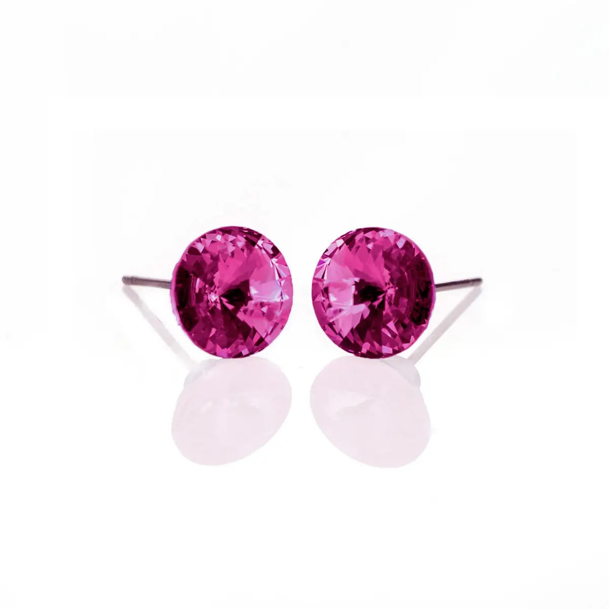 Обици Малки Риволи с австрийски кристали