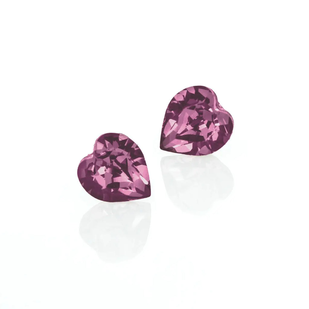 Обици Mini Hearts с австрийски кристали
