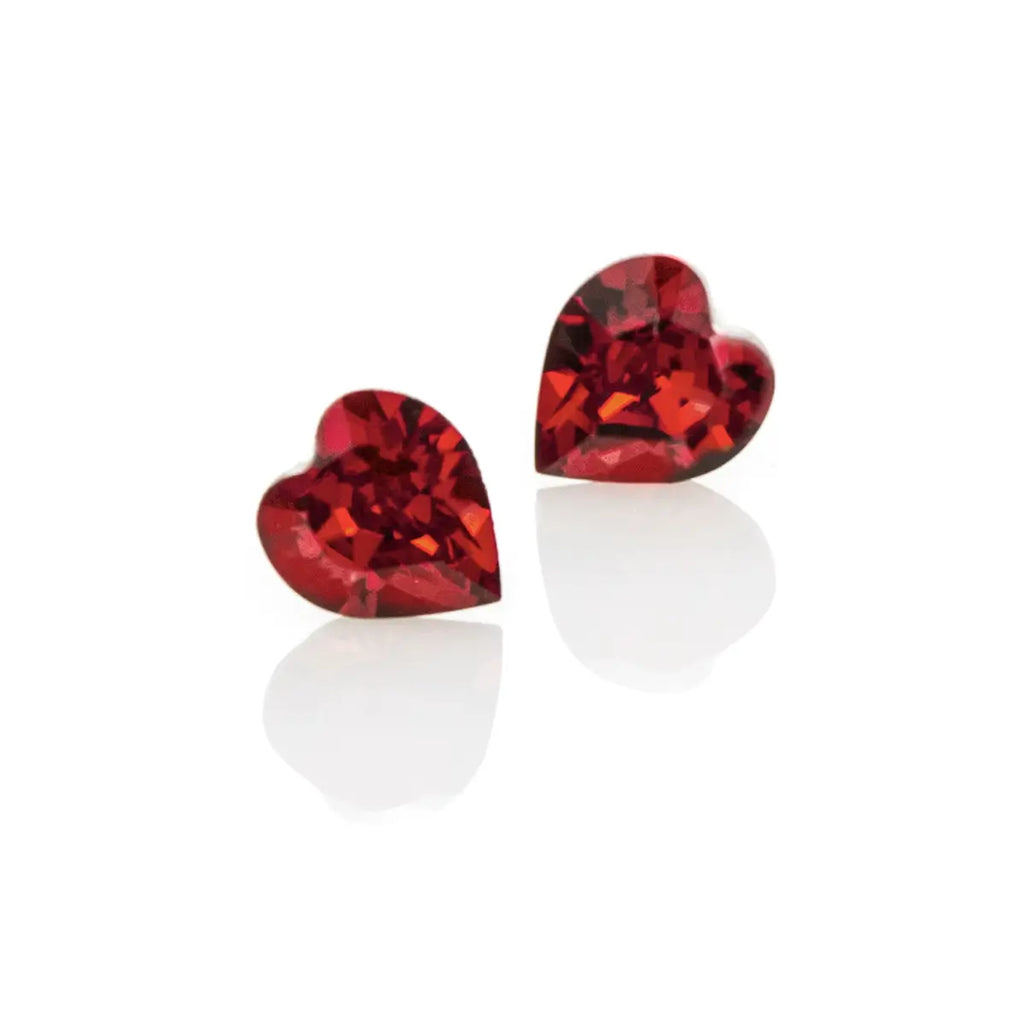 Обици Mini Hearts с австрийски кристали