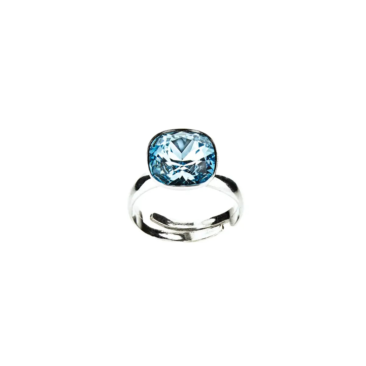 Сребърeн пръстен Quadro с австрийски кристали 2 варианта