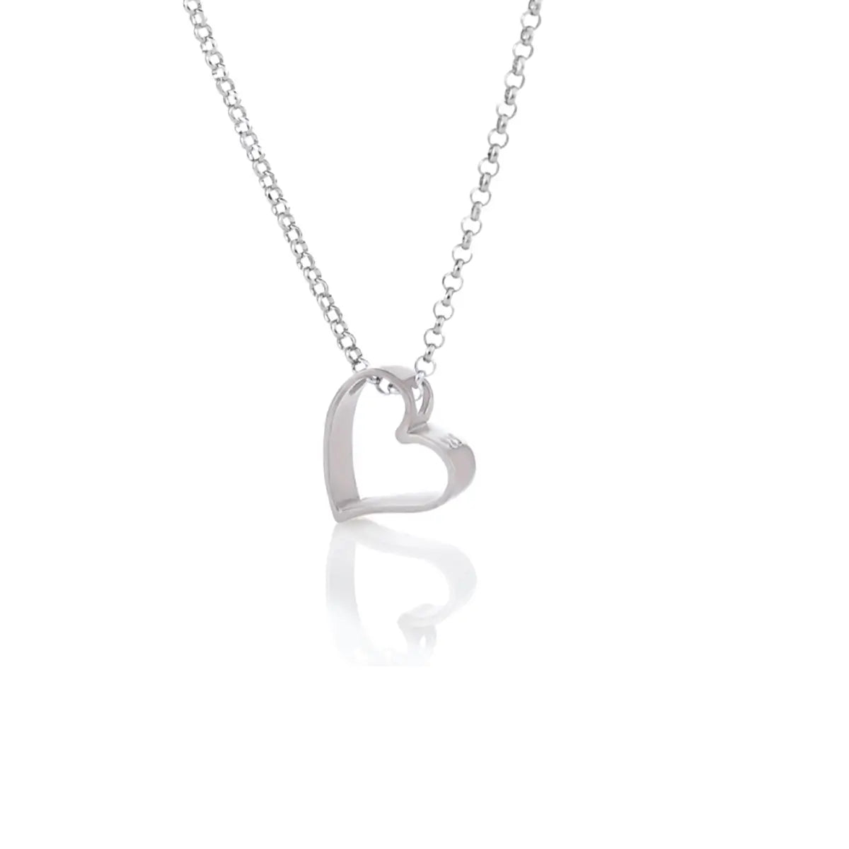 Сребърно колие Две Сърца 2 варианта